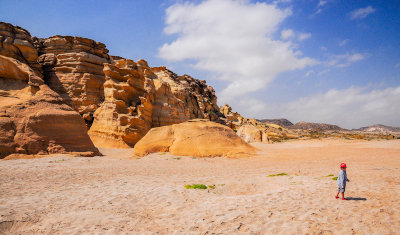 Aleksander, Turtle Beach in Ras Al Jinz