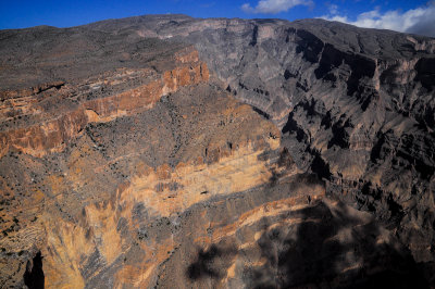 Jebel Shams 3048m and Wadi Nakhr