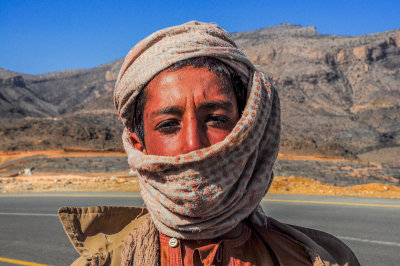 Shepherd near Jebel Shams