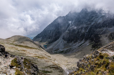 Gerlachovsk tt 2655m from Polsk Hreben Pass 2200m