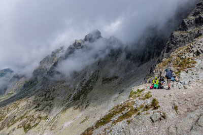 Div Vea 2373m from Polsk Hreben Pass 2200m