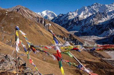 Kyanjin Ri lower summit 4328m