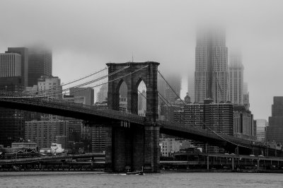Lower Manhattan and Brooklyn Bridge, New York City