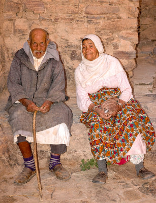 Berber Couple, Tizourgane Kasbah