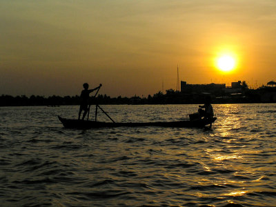 Sunset, Mekong Delta