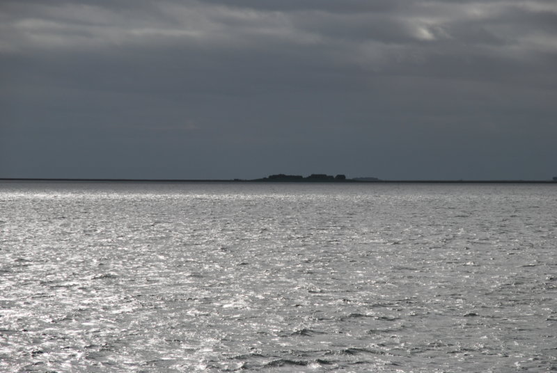 View to the Hallig Langeness