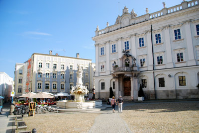Plaza in Passau
