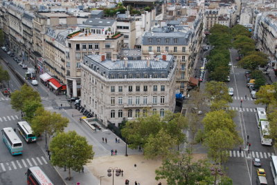 View from the Arc de Triomphe