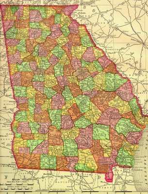 Georgia Railroads 1895