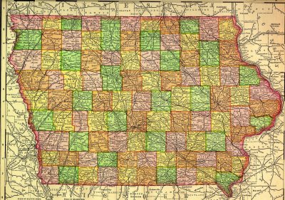 Iowa Railroads 1895