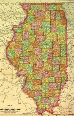 Illinois Railroads 1895