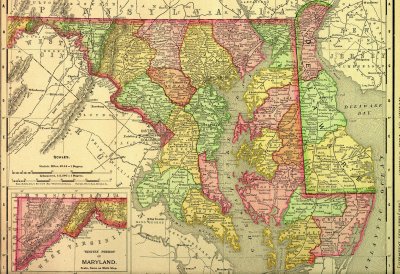 Maryland and Delaware  Railroads 1895