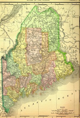 Maine  Railroads 1895