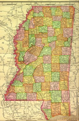 Mississippi Railroads 1895