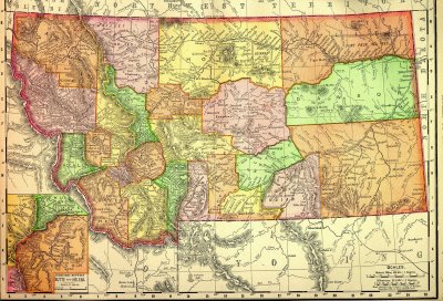 Montana Railroads 1895