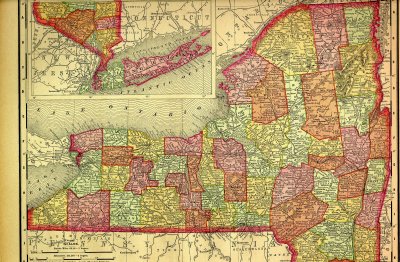 New York Railroads 1895