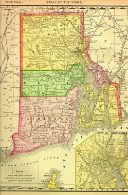 Rhode Island Railroads 1895 