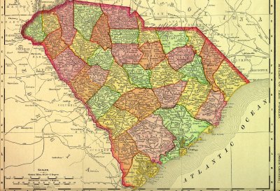 South Carolinia Railroads 1895