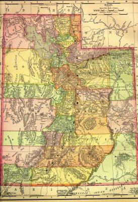 Utah Territory Railroads 1895
