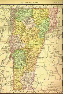 Vermont  Railroads 1895
