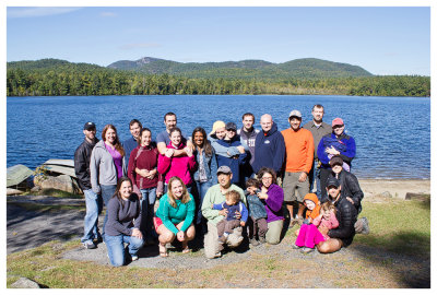 Group picture from the ADK cabin trip