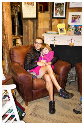 Steve and Norah at the Vermont Country Store