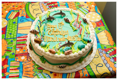Ocean themed cake
