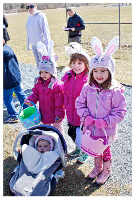 Bunnies ready for the hunt