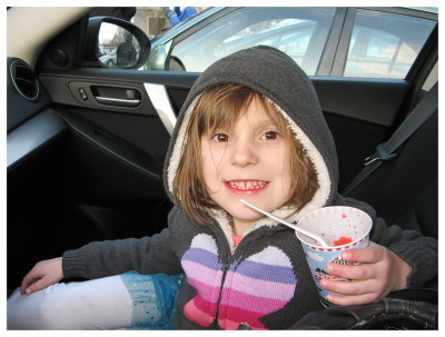 Free ice at Rita's on the first official day of spring