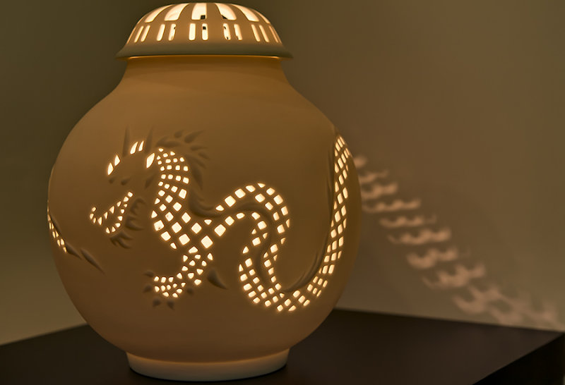 Dragon In A Lamp