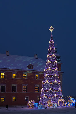 Castle Square Christmas Tree