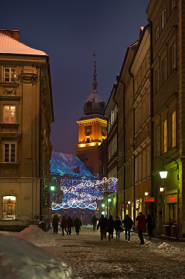 Old Town Street And Royal Castle