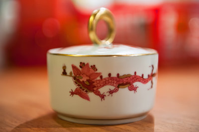 Red Dragon On Sugar Bowl