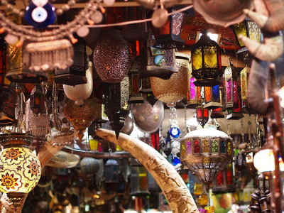 lanterns at the souq