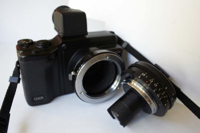 Ricoh GXR-M & the lens