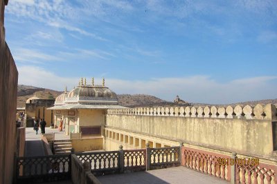 The great wall in Jaipur