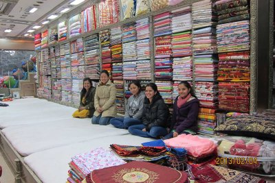 Store clerks in Kathmandu