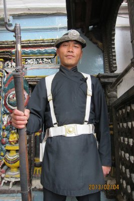 Guard solidier Nepal