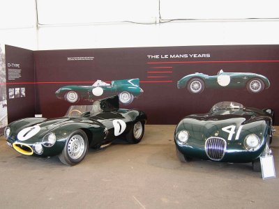 Jaguar D-Type and LeMans racer