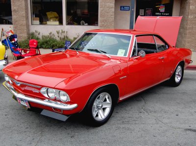 Red Chevy Corvair