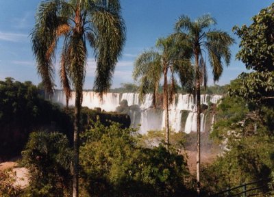 Iguassu falls in Brazil and Argentina