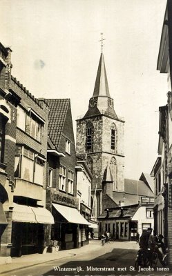 Winterswijk, NH kerk Misterstraat met st Jacobstoren [038], 1959.jpg