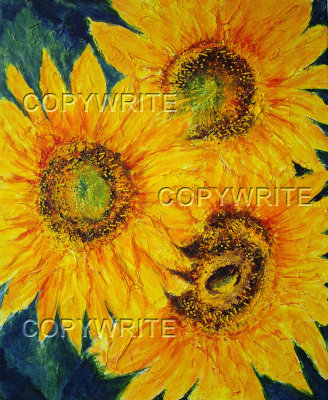 Sunflowers Mixed Media