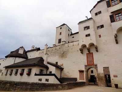 Facade de la forteresse de Hohensalzburg