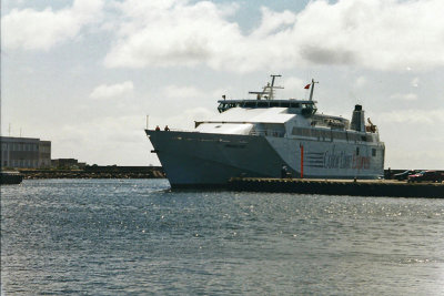 De boot van Skagen naar Larvik
