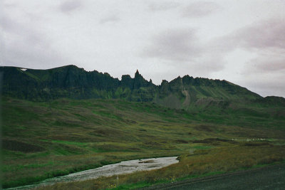 De enige echte bergkam in IJsland