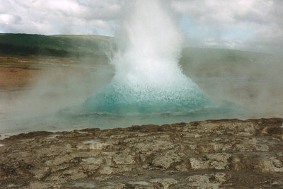 Strokkur - de bel barst