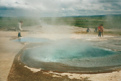 Hotpools bij de geysers