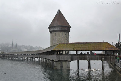 De houten brug