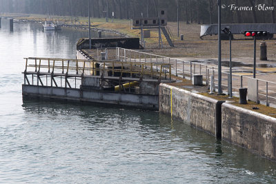 De sluisdeur gaat open